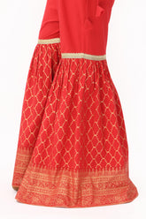 1 Piece Cambric Gharara (CZ3210)